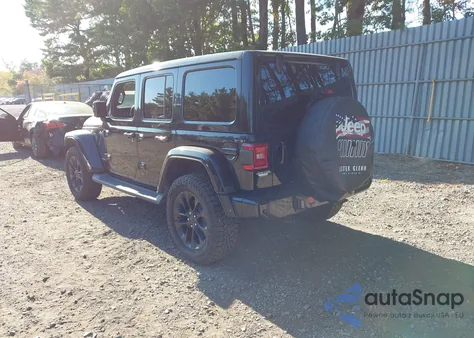 2021 Jeep Wrangler Unlimited High Altitude 4X4 z USA, uszkodzony, nr VIN 1C4HJXEN5MW684768